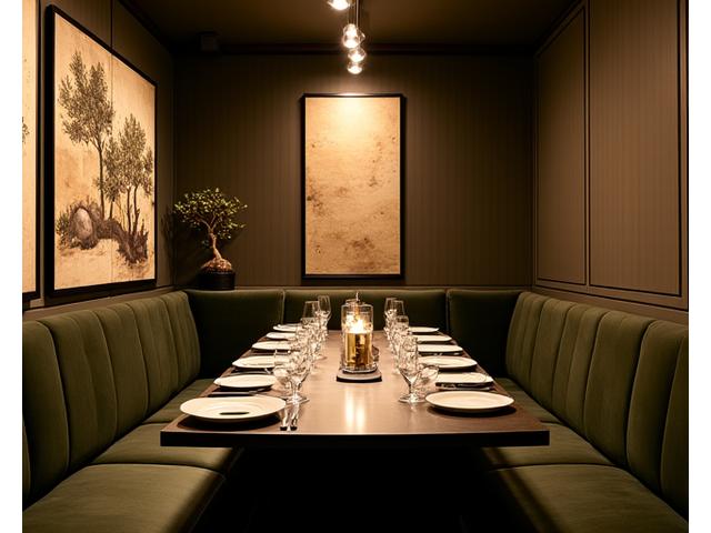  Ōja Spice レストランのプライベートダイニングルーム